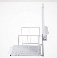 Вертикальная подъемная платформа для инвалидов ПТУ-001 А со стационарным ограждением